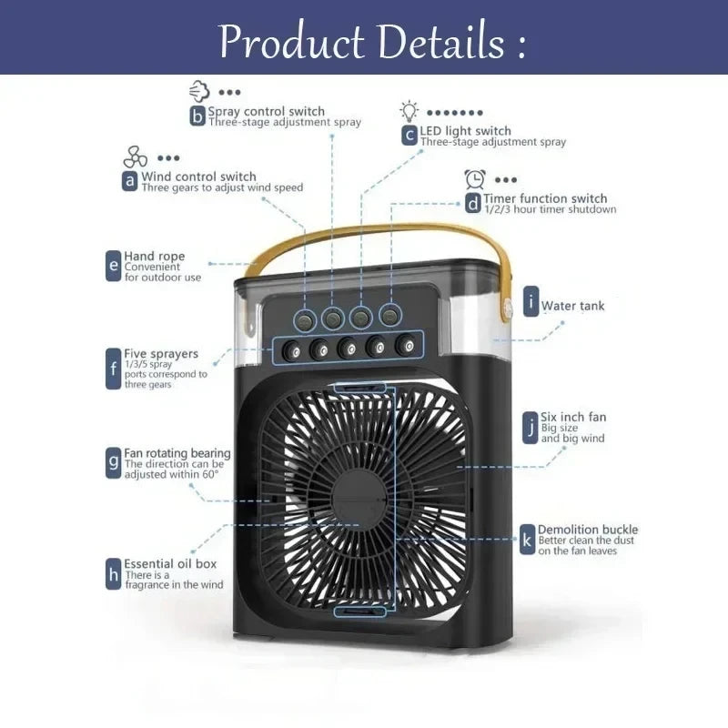 Mini 3-in-1 Air Cooler